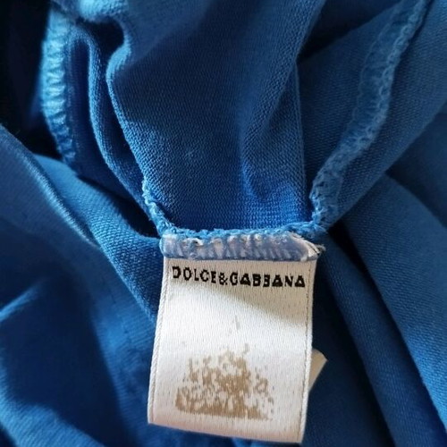 Dolce & Gabbana men's t-shirt used, size M, blue