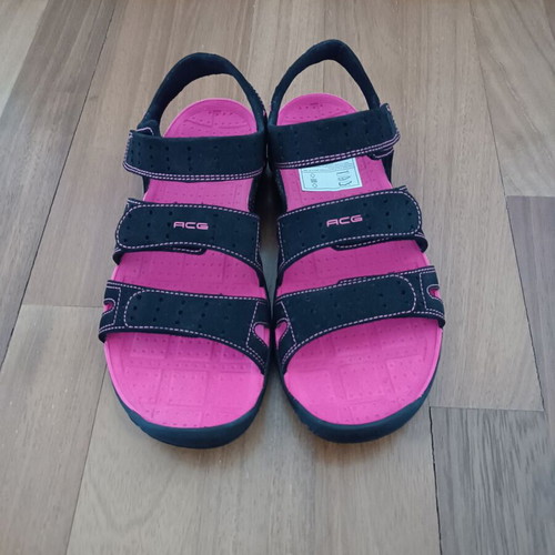 Nike sandals new, size 39, black and pink