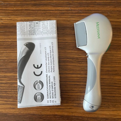 Medisana electrical lice comb like new for lice treatment