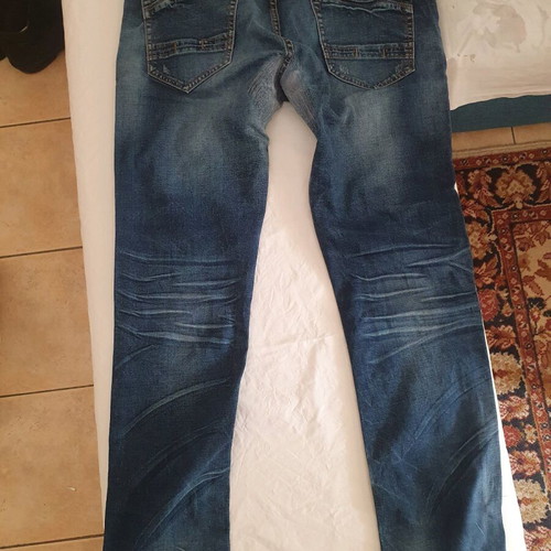 Blue men's jeans used, size 38, Flex style