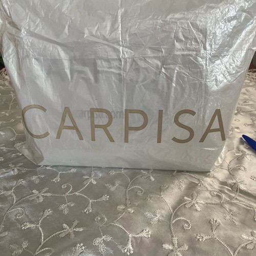 Caprisa leather beige handbag new with gift packaging