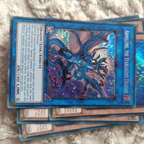 Armillyre, the Starleader Dragon Yu-Gi-Oh! card like new