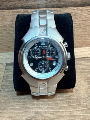 Sector 195 Chronograph men's watch 2008, silver