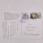 Postcard used, mailed from Germany