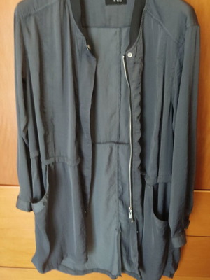 Lindex trench coat like new, gray, size XL