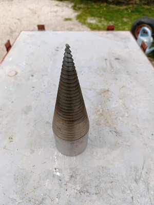 Wood splitting cone new, heavy-duty construction for log splitter