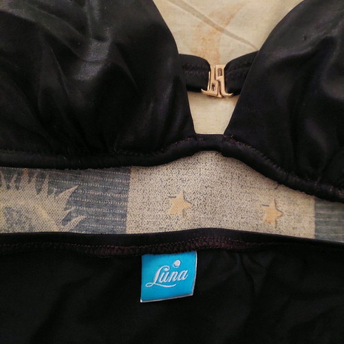 Luna swimsuit set black like new