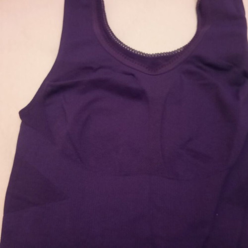 Jolinesse shapewear sleeveless top S purple like new