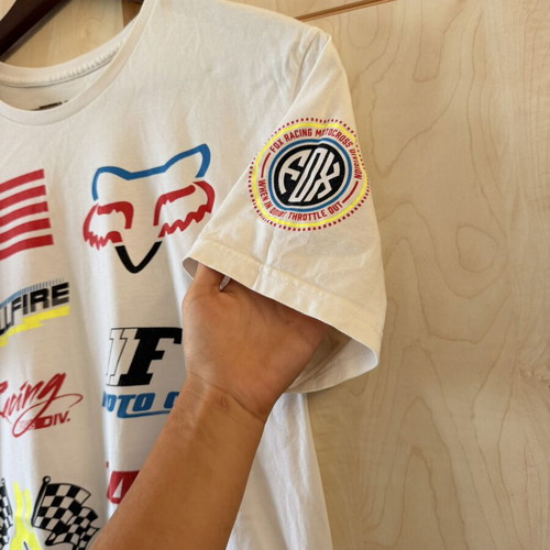Fox Women T-shirt size M like new, white