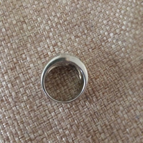 Ring used, silver, diameter size 16.5 mm for slim fingers