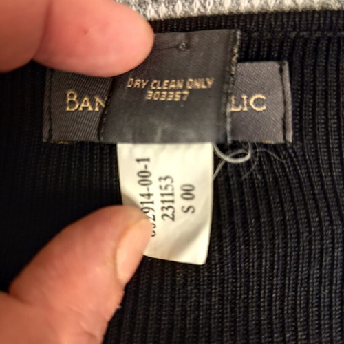 Banana Republic silk cardigan black size S like new