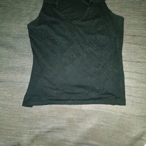 Garantie sleeveless top used, black, size S