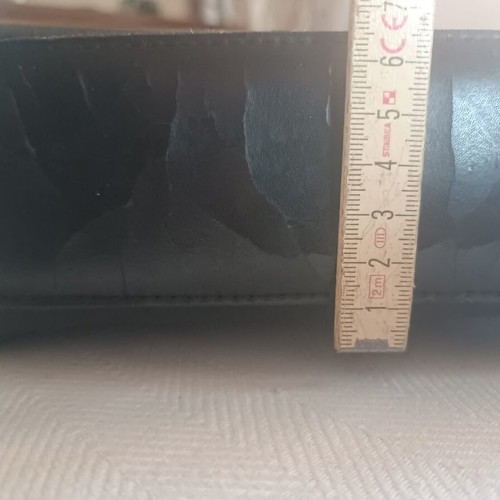 Folli Follie black women's handbag used, leather with red lining