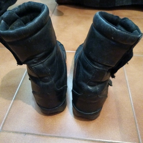Miami waterproof motorcycle boots used, size 45