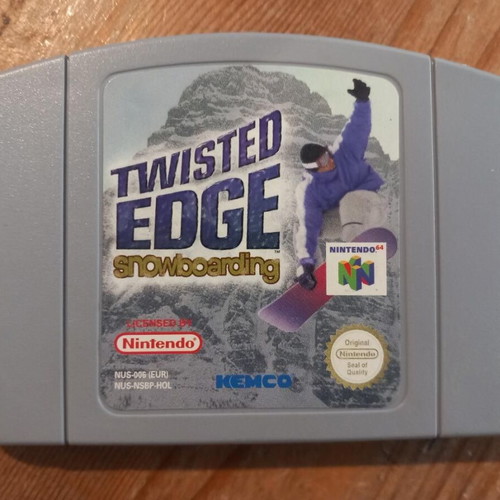 Twisted Edge Snowboarding Nintendo 64 PAL cartridge