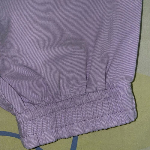 Bershka cargo high-waisted women's pants lilac like new, size M