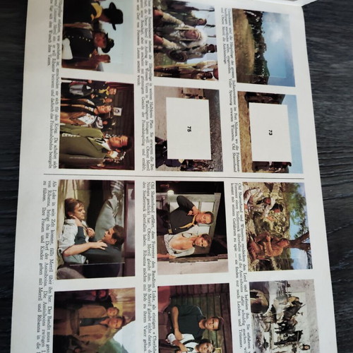 Karl May album used with 337/384 stickers in excellent condition