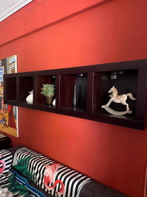 Hanging unit with hidden lighting, 210x47x30 cm