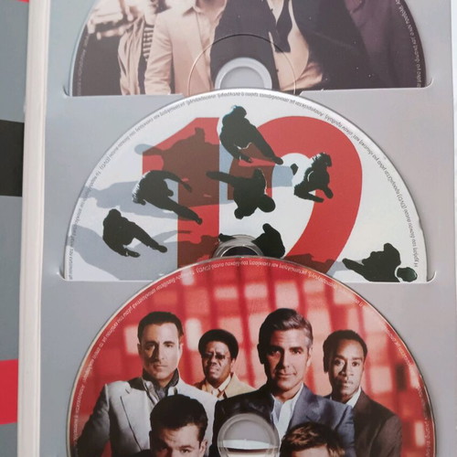 Ocean's 11/12/13 DVD trilogy new with Greek subtitles