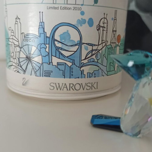 Swarovski Lovlots Ziggy the Woodpecker crystal collectible like new