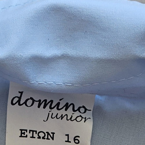 Domino Teen Boys' Shirt L Blue New