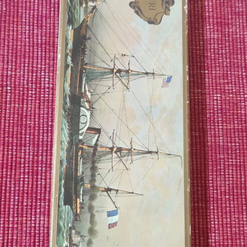 Vintage fireplace matches used, long