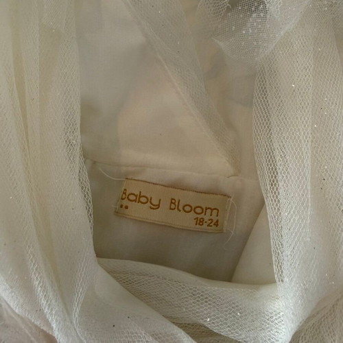 Baby Bloom tulle dress like new with Abel&Lula headband and shoes