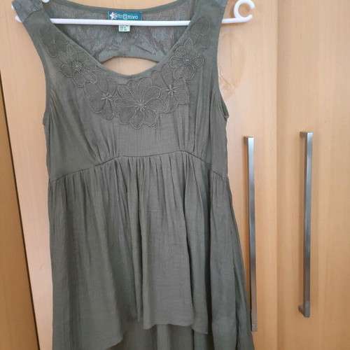 Attrattivo khaki top like new, size S