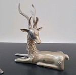 Handmade brass deer like new, solid brass