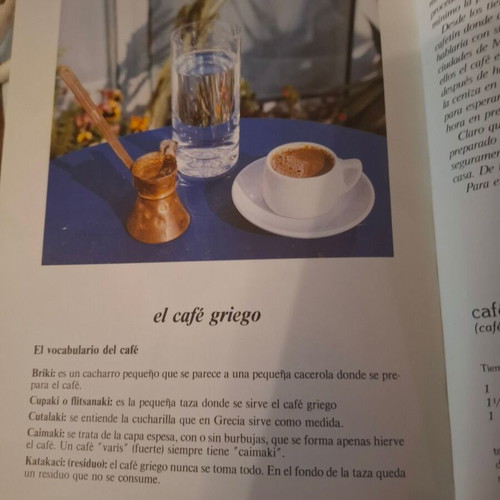 La Cocina Griega Cookbook new, Greek recipes in Spanish