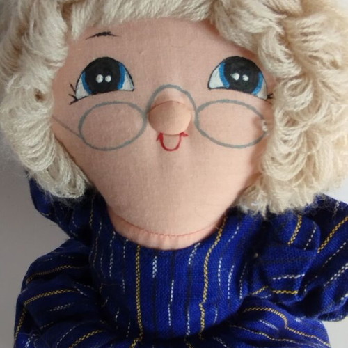 Puppet doll Little Red Riding Hood used