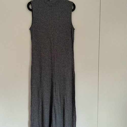 Midi sleeveless dress ASOS new, gray, size M