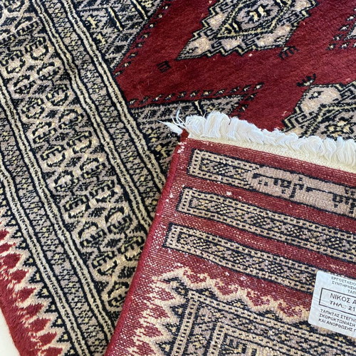 Authentic Handmade Bukhara Rug Like New 1.30x0.80