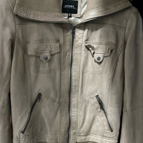 Leather jacket unused brown, size S