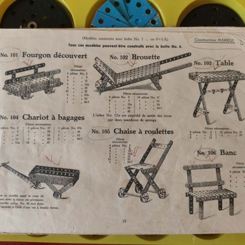 Vintage Greek Mechanical Construction Set 'Paigidia Kataskevon No 8' by EPA