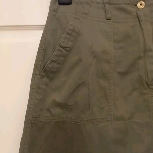 Forel skirt khaki cotton like new, size M