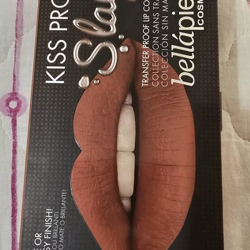 Kiss proof Slay Bella Pierre coral stone shade new