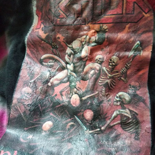 Kreator short-sleeve shirt used, multicolor, size L
