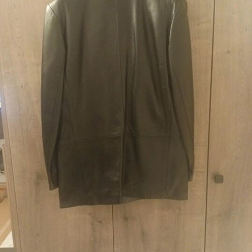 Leather jacket unisex oversized, like new, black