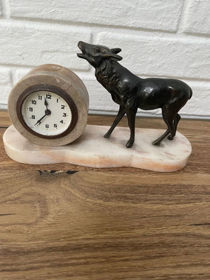 Vintage mantel clock tabletop used