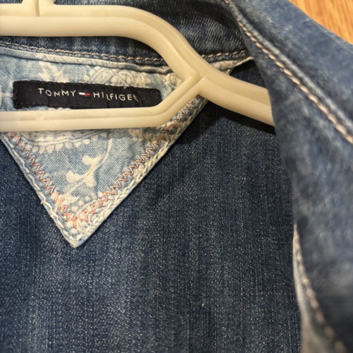 Tommy Hilfiger denim midi dress used, size 6 Medium