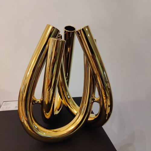 Rosenthal Triu Gold Vase 22 cm like new