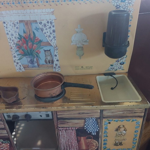Sarah Kay Tin Kitchen 1970 used, rare