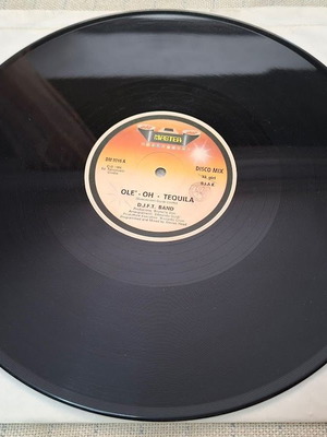 Ole'-Oh Tequila 12' vinyl record used, electronic