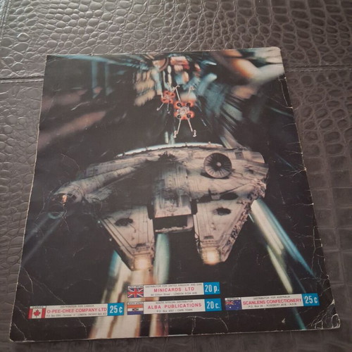 Star Wars Panini sticker album 1983 English edition used, 100% complete