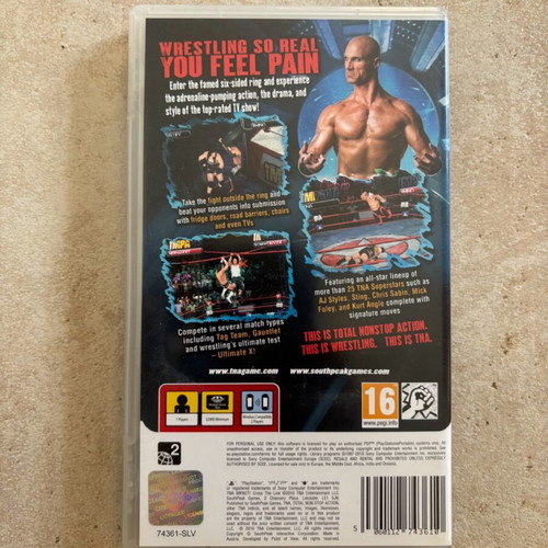 TNA Impact Cross the Line PlayStation PSP English used complete