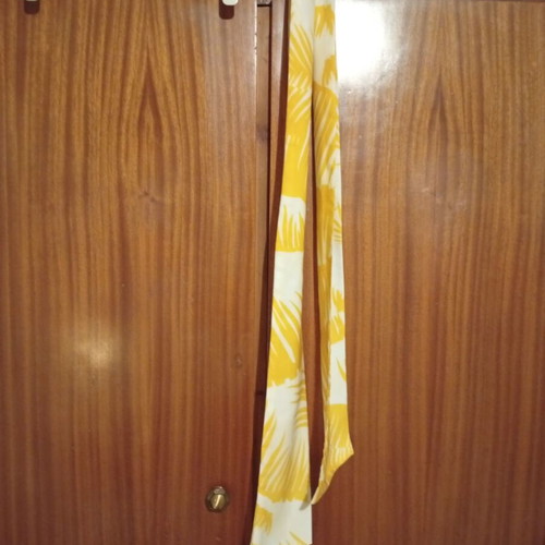 Toi&Moi dress, new, white and yellow, size S/M