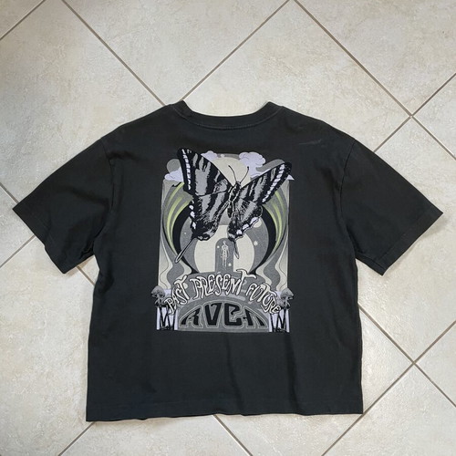 RVCA T-shirt, size Small, grey multicolor