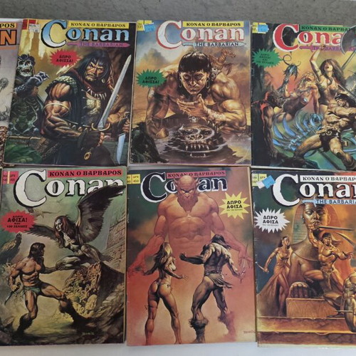 Conan the Barbarian comic collection used, 62 issues