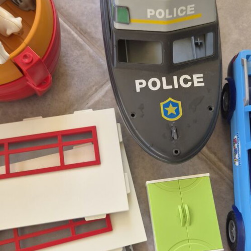 Playmobil assorted toys with vehicles
